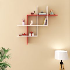 Wings Red Kids' Wall Shelf