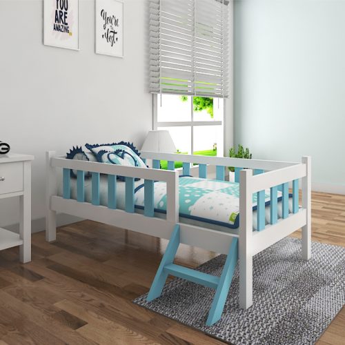 munchie blue toddler bed