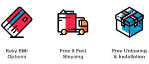 Easy EMI & Free Shipping