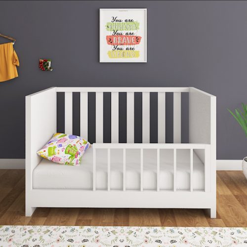 white cot bed