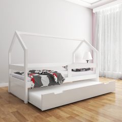 Little House White Bed With Trundle