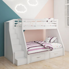 The Great White Stair Loft Bed for Kids