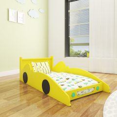 yellow car bed