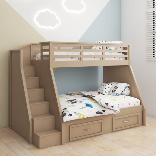 The Great Brown Stair Loft Bed for Kids